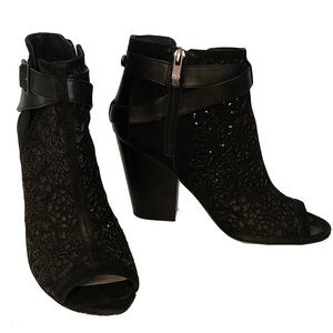Vince Camuto Cut-Out Booties (Sz 8)